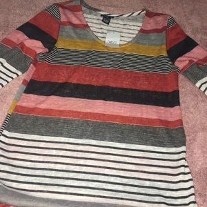 Shirt with strips